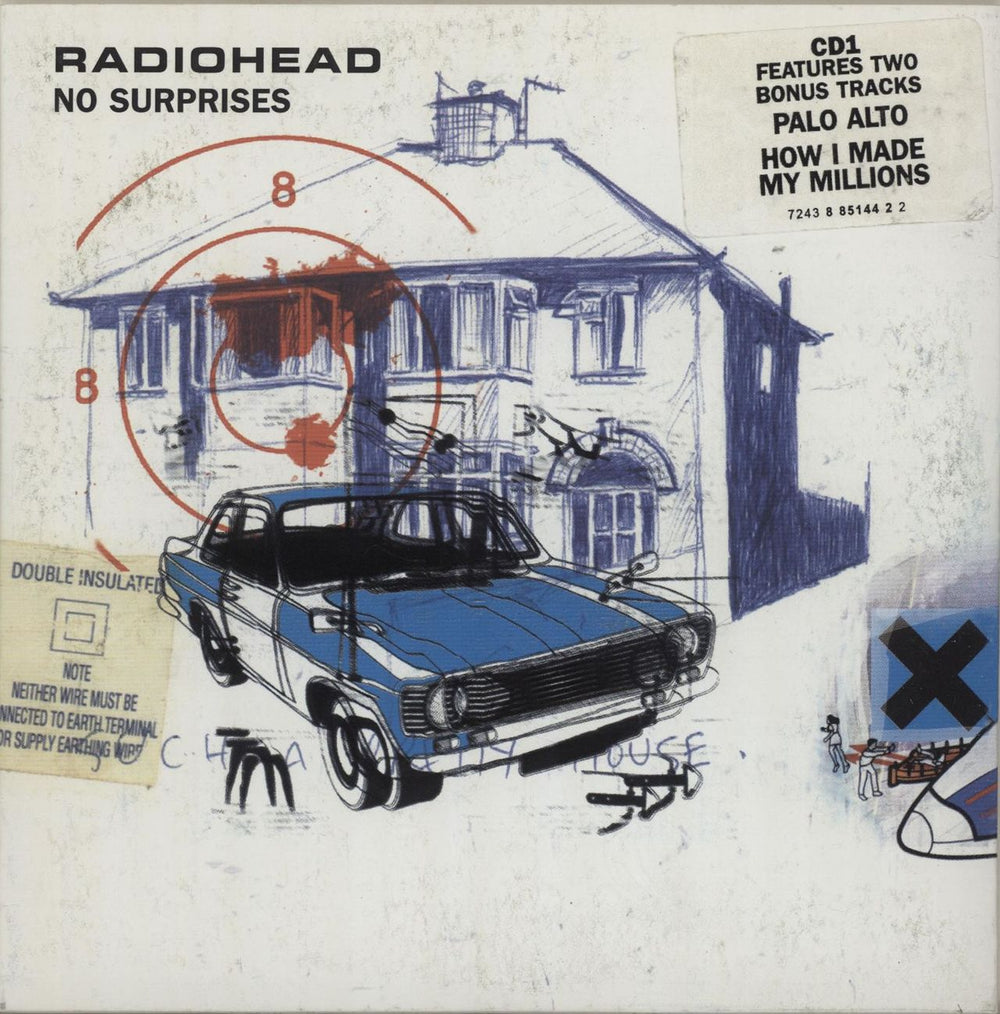 Radiohead No Surprises - CD1 UK CD single (CD5 / 5") CDODATAS04