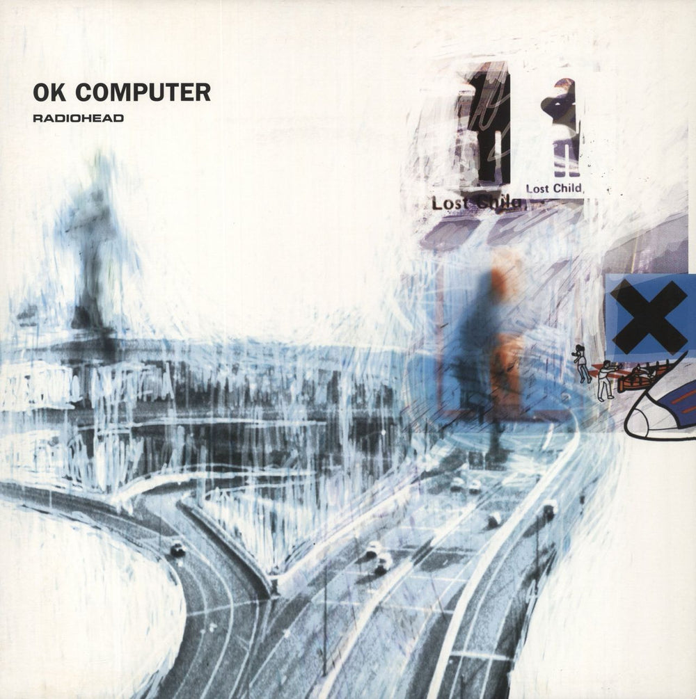 Radiohead OK Computer [2008 Edition] EX UK 2-LP vinyl record set (Double LP Album) NODATA02