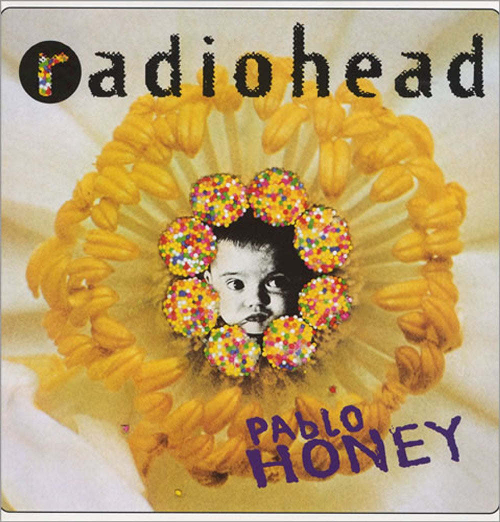 Radiohead Pablo Honey UK vinyl LP album (LP record) PCS7360