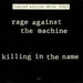 Rage Against The Machine Killing In The Name - White vinyl UK 12" vinyl single (12 inch record / Maxi-single) 6584926