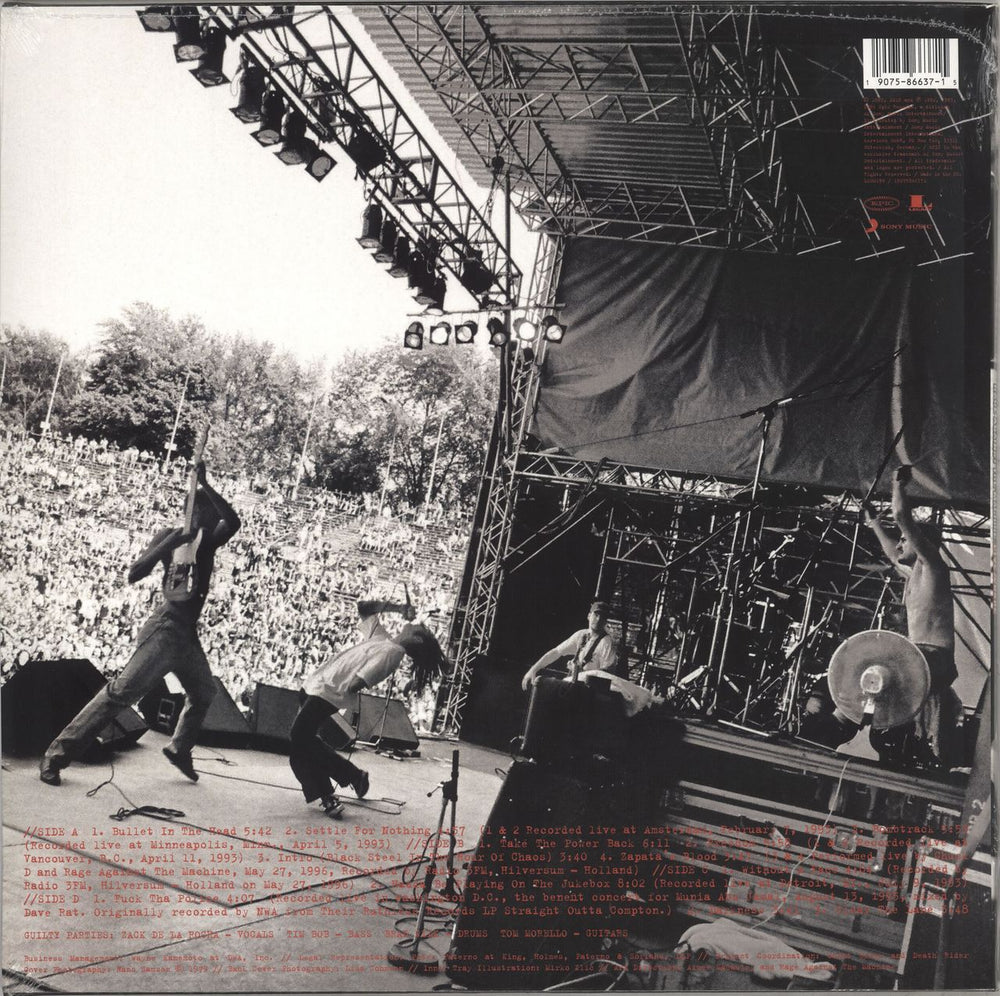 Rage Against The Machine Live & Rare - RSD BF18 - 180 Gram - Sealed UK 2-LP vinyl record set (Double LP Album) 190758663715