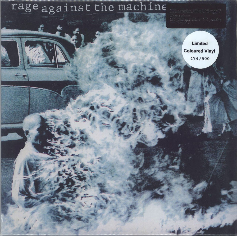 Rage Against The Machine Rage Against The Machine - 180gm Blue Marble Dutch vinyl LP album (LP record) MOVLP043