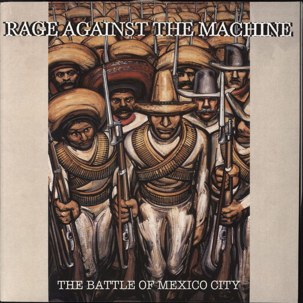 Rage Against The Machine The Battle Of Mexico City - RSD 2021 - Red and Blue Vinyl UK 2-LP vinyl record set (Double LP Album) 19439845151