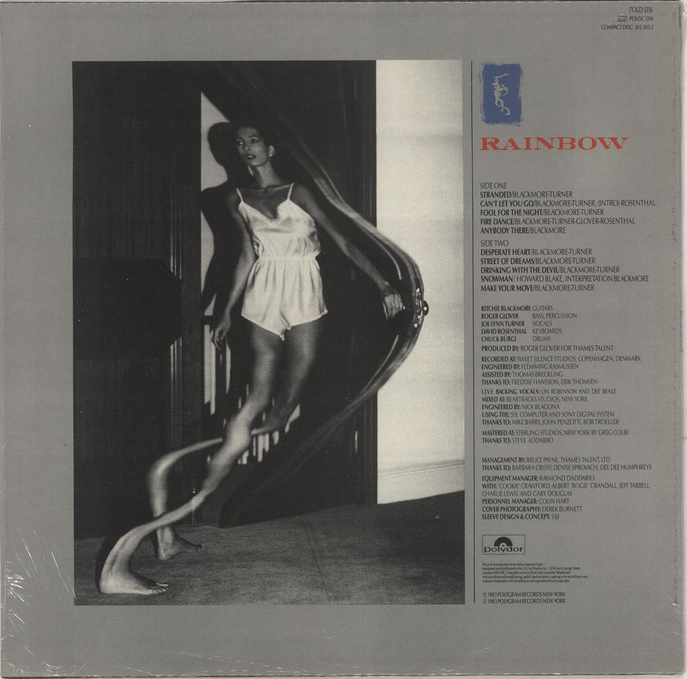 Rainbow Bent Out Of Shape - Stickered Sleeve UK vinyl LP album (LP record)