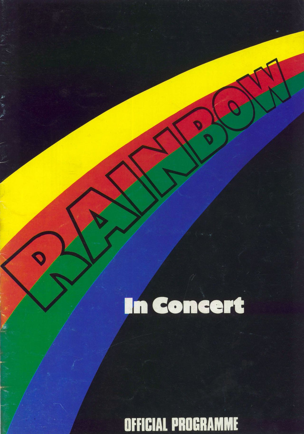 Rainbow In Concert + Ticket Stub UK tour programme TOUR PROGRAMME