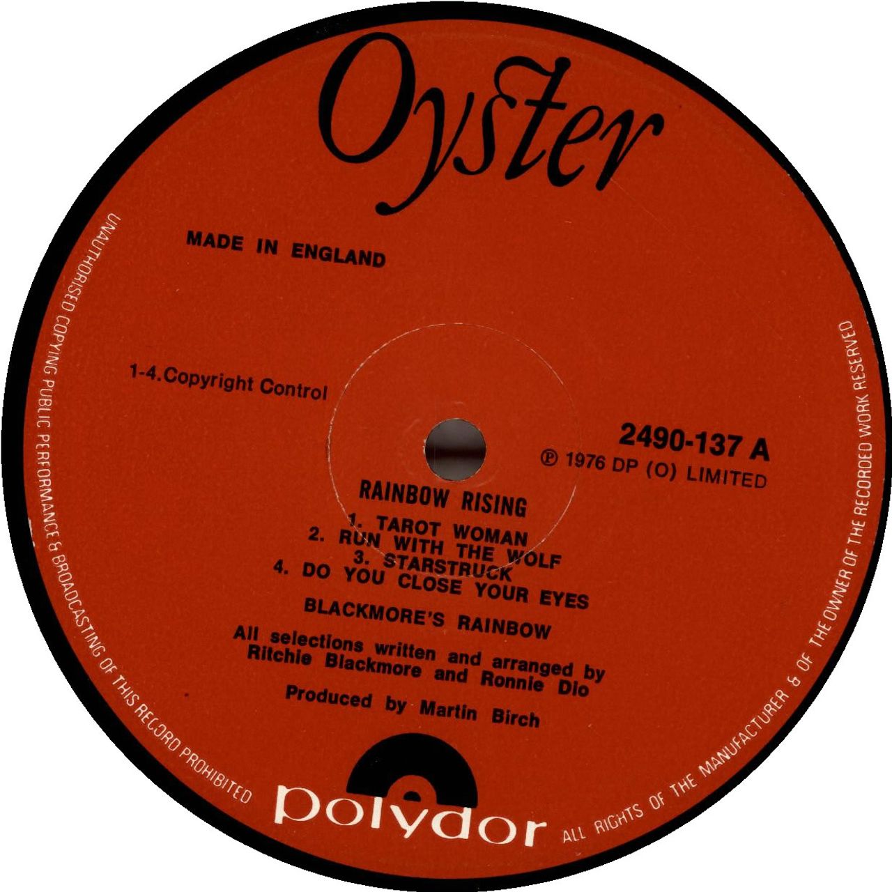 Rainbow Rainbow Rising - 1st UK Vinyl LP — RareVinyl.com