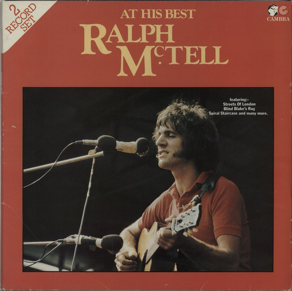 Ralph McTell At His Best UK 2-LP vinyl record set (Double LP Album) CR057