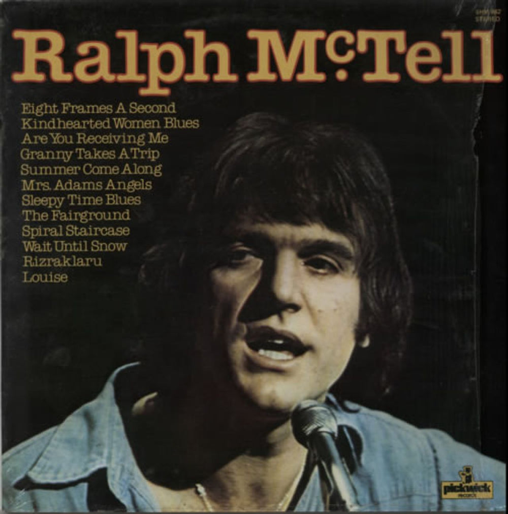 Ralph McTell Ralph McTell UK vinyl LP album (LP record) SHM962