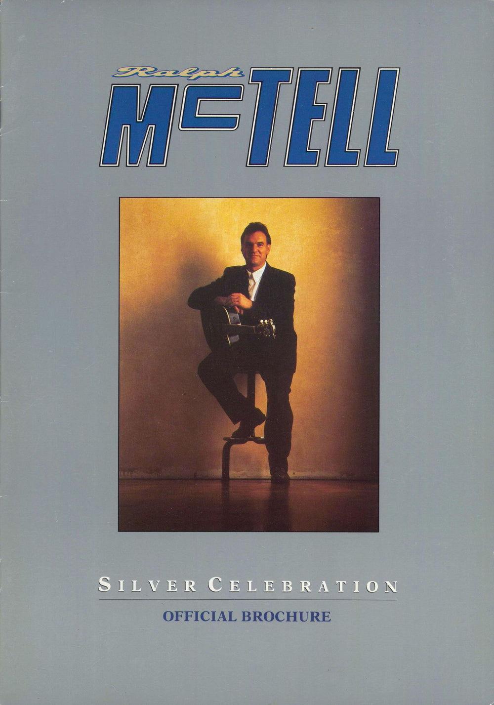 Ralph McTell Silver Celebration UK tour programme TOUR PROG