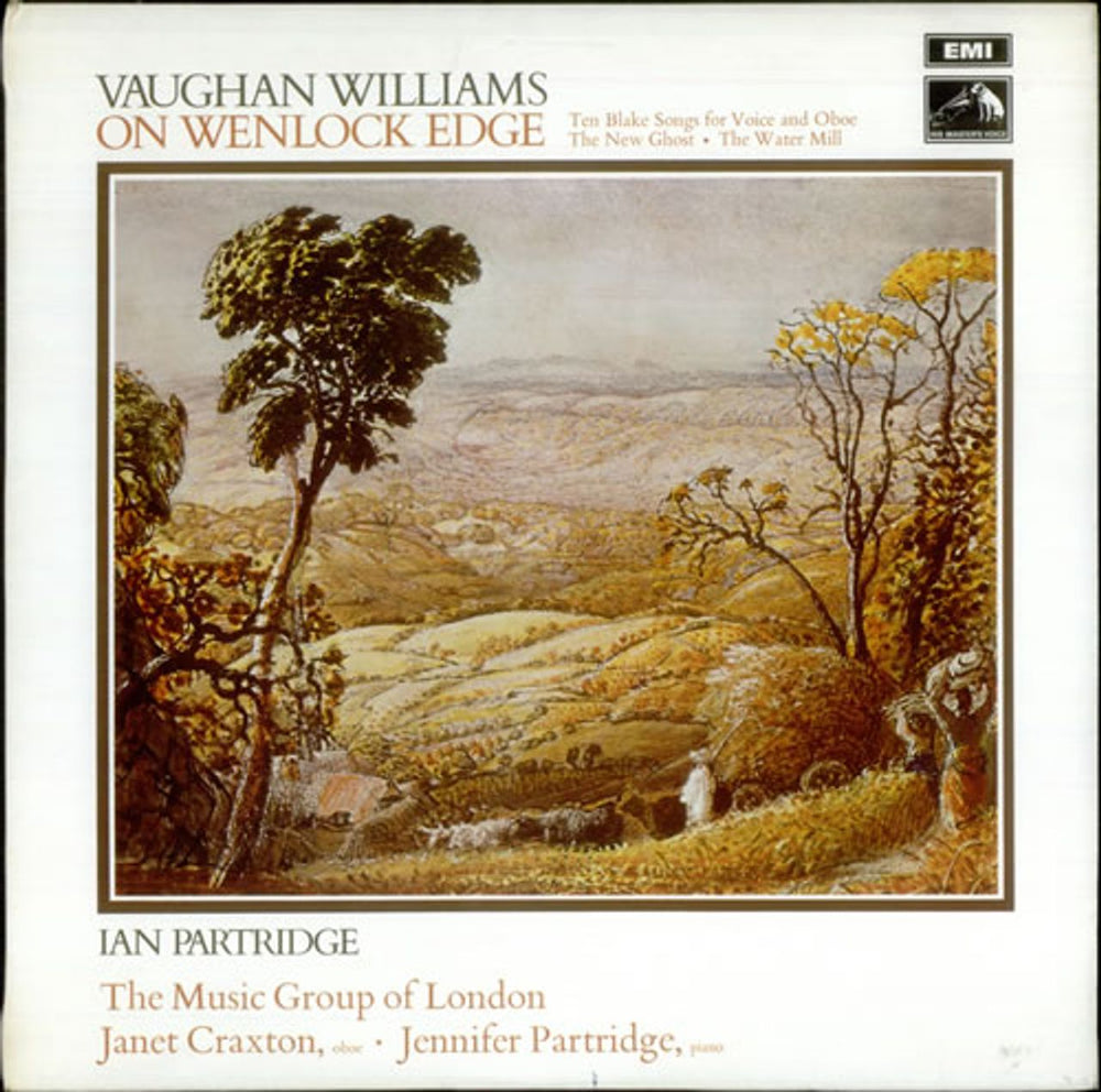 Ralph Vaughan Williams On Wenlock Edge UK vinyl LP album (LP record) HQS1236