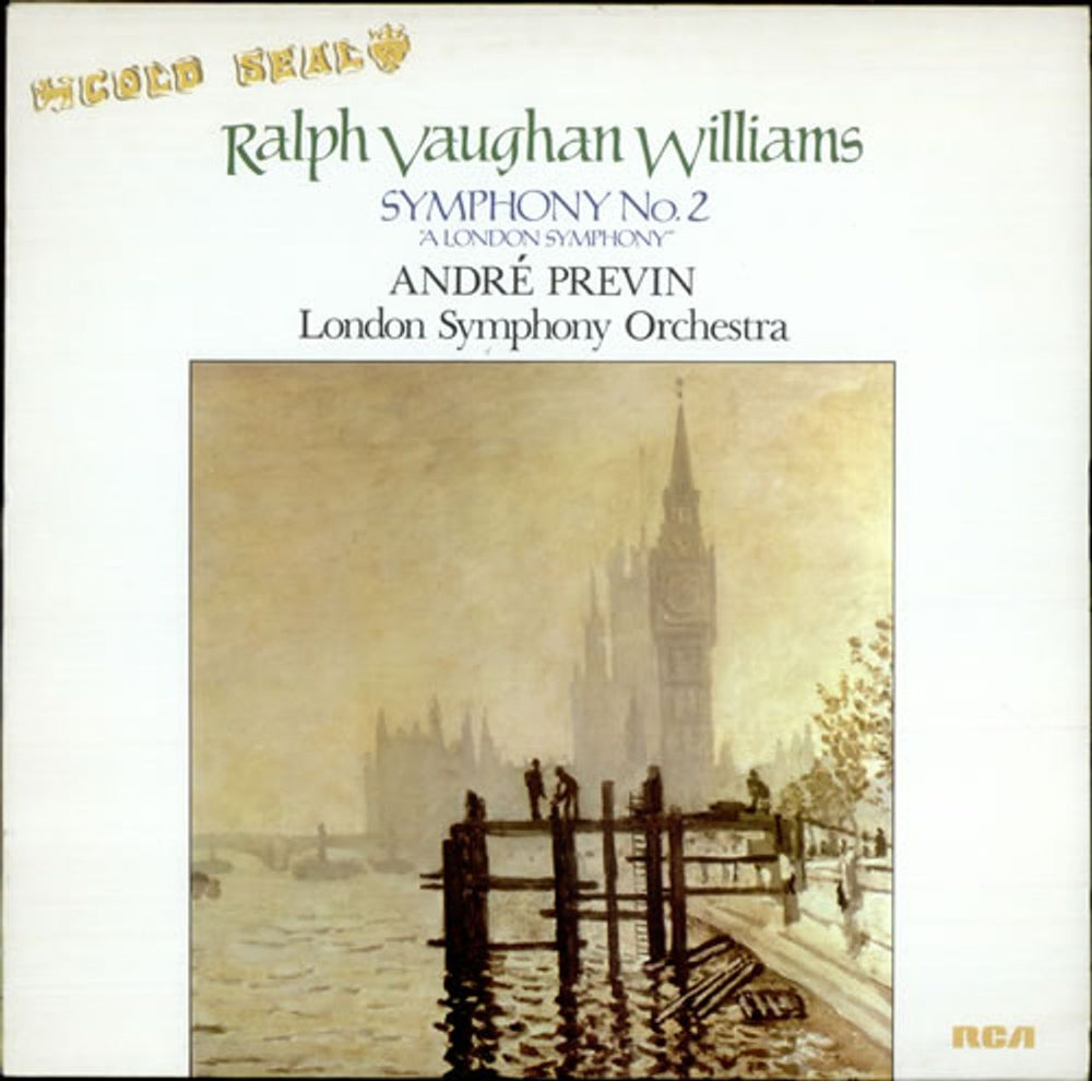 Ralph Vaughan Williams Symphony No. 2 'A London Symphony' UK vinyl LP album (LP record) GL43577