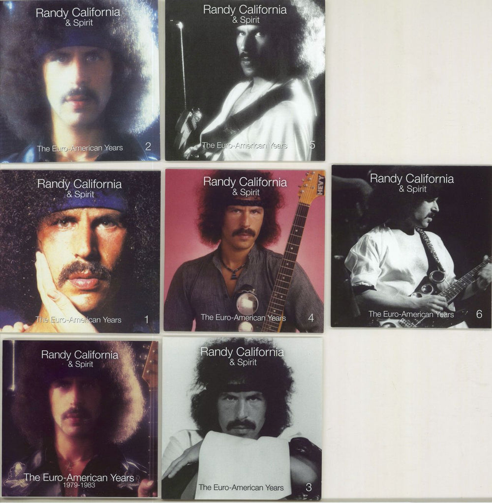 Randy California The Euro-American Years 1979-1983 UK CD Album Box Set CLFDXTH791682