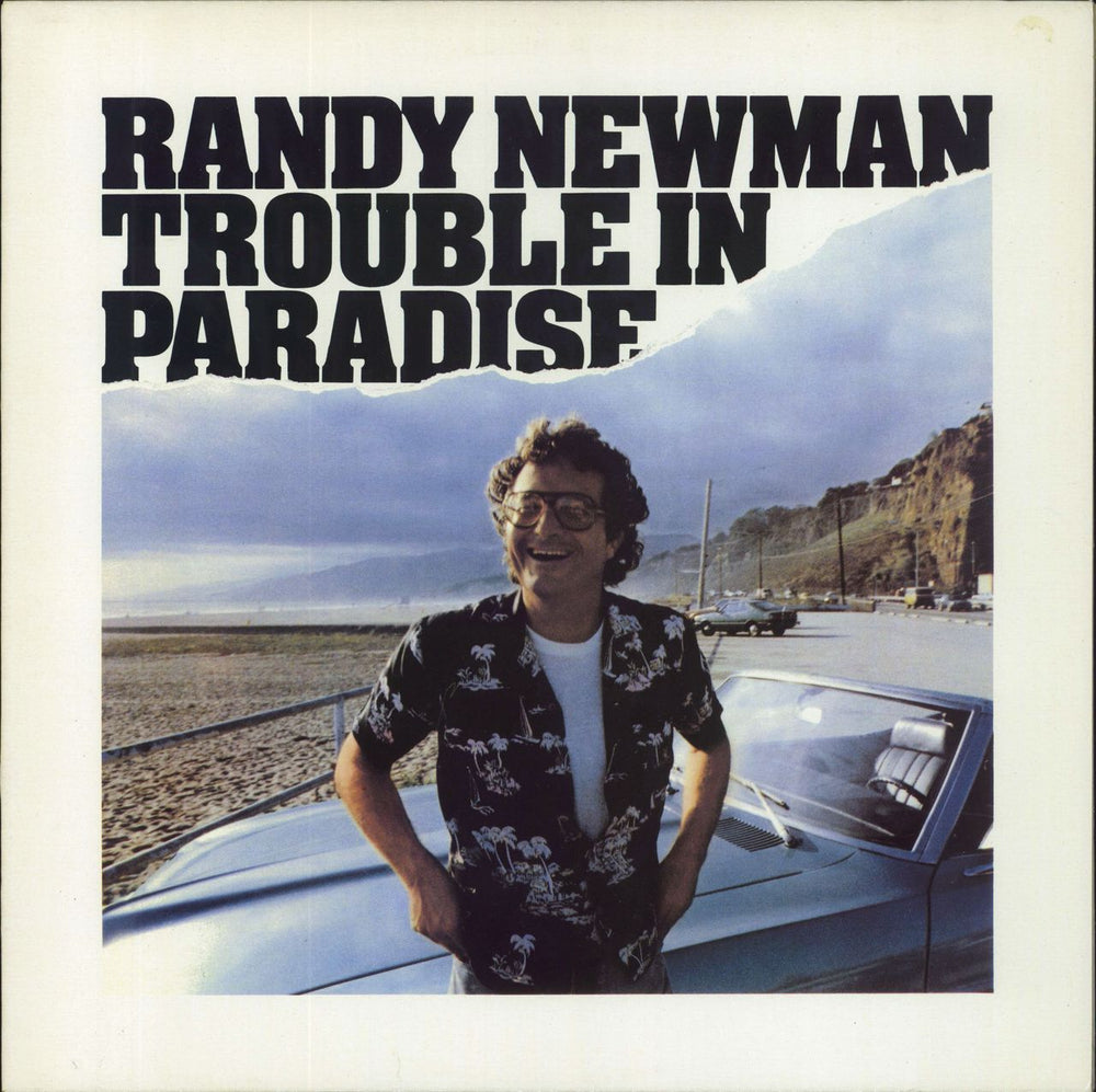 Randy Newman Trouble In Paradise UK vinyl LP album (LP record) ED305