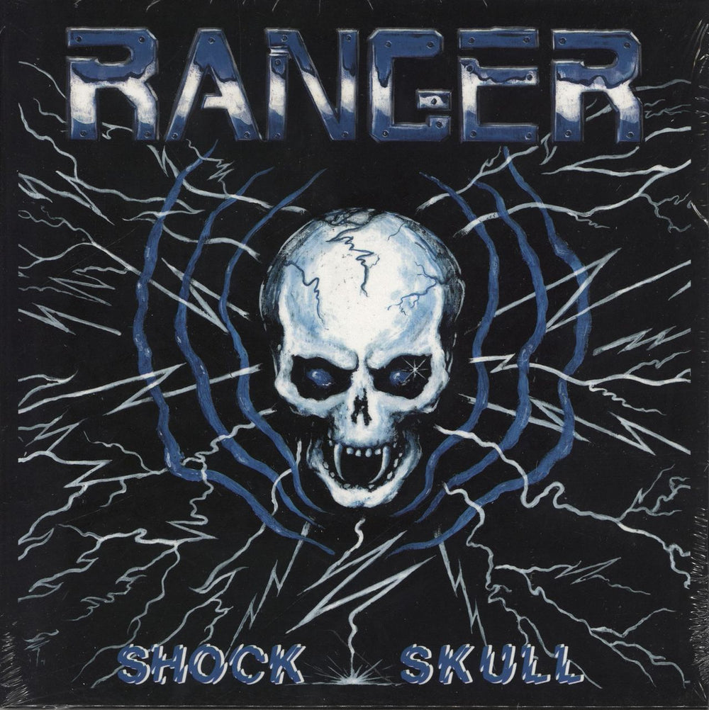 Ranger Shock Skull + Lyric Insert Finnish 7" vinyl single (7 inch record / 45) KRYPT-065