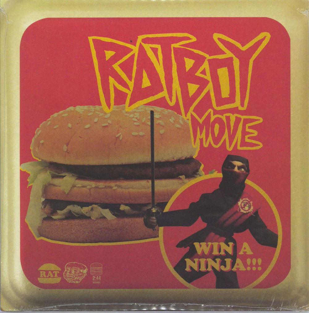 Rat Boy Move - Sealed UK 7" vinyl picture disc (7 inch picture disc single) 0825646481613