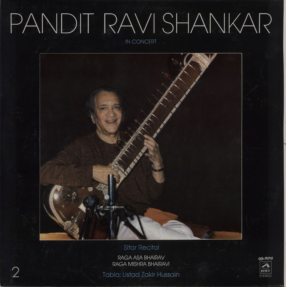 Ravi Shankar In Concert - Volumes 1 & 2 Indian 2-LP vinyl record set (Double LP Album) RVK2LIN751495