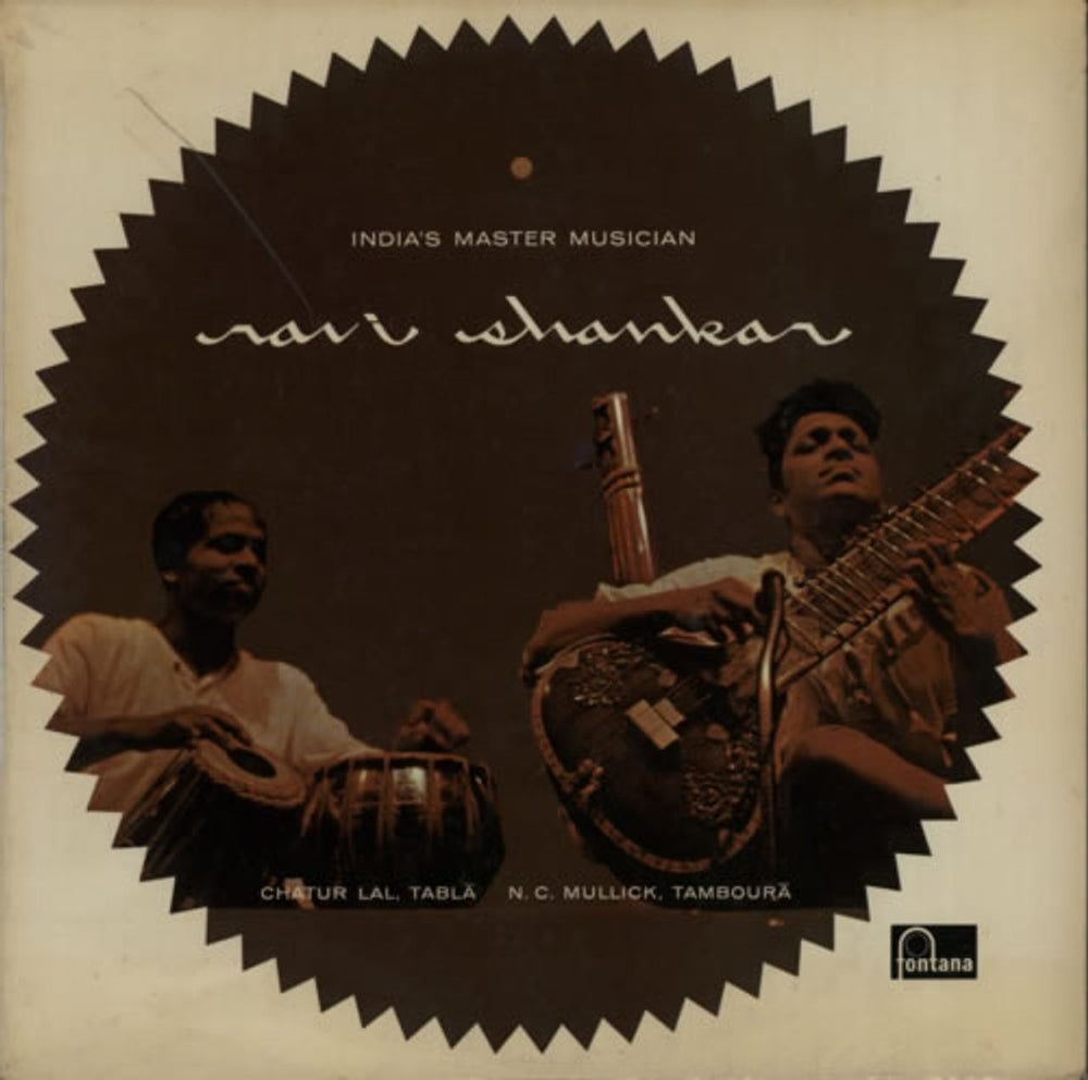 Ravi Shankar India's Master Musician UK vinyl LP album (LP record) TL5253