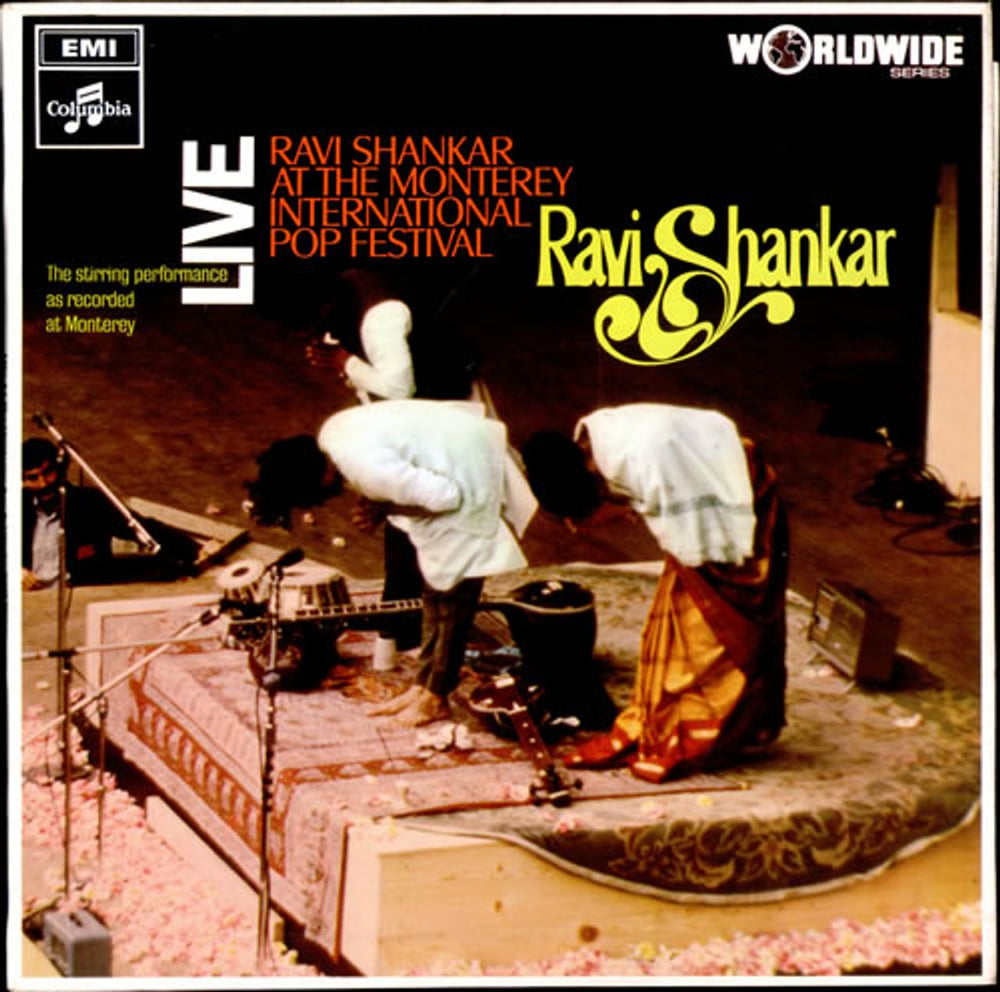 Ravi Shankar Live At The Monterey International Pop Festival UK vinyl LP album (LP record) SCX6273