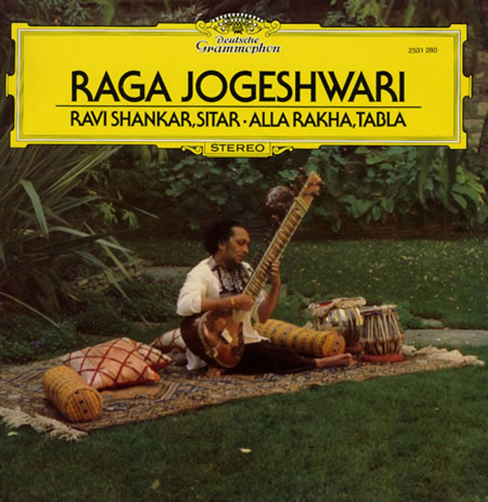 Ravi Shankar Raga Jogeshwari German vinyl LP album (LP record) 2531280