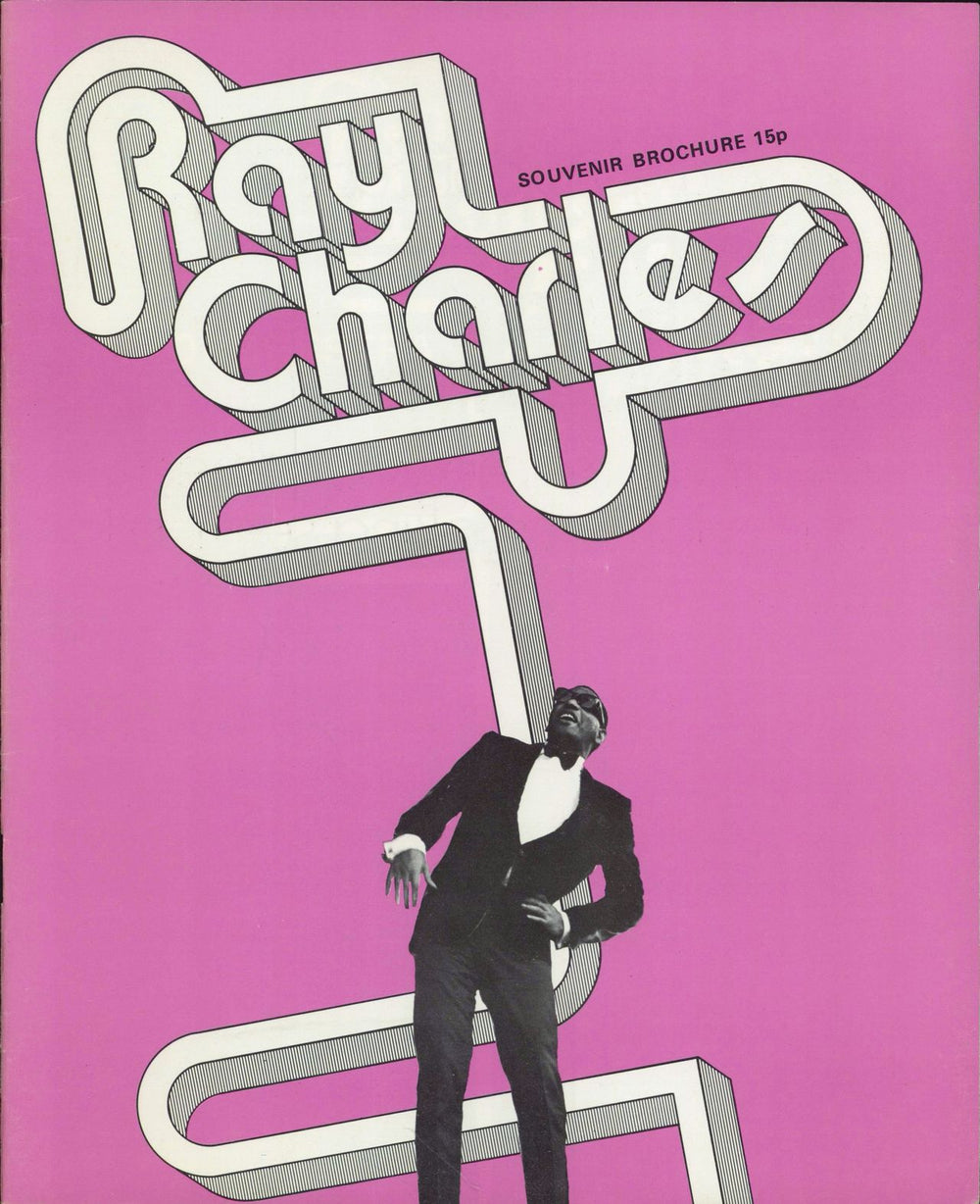 Ray Charles Souvenir Brochure UK tour programme TOUR PROGRAMME