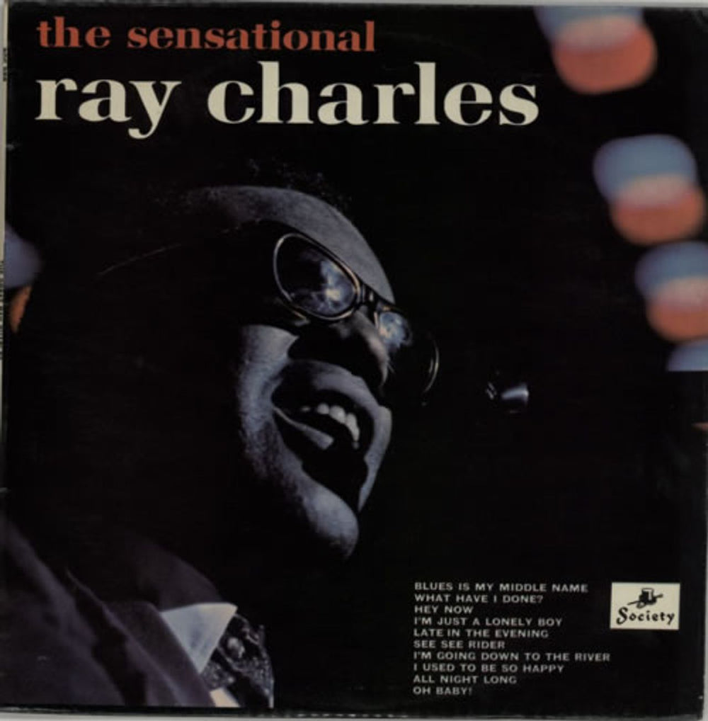 Ray Charles The Sensational Ray Charles UK vinyl LP album (LP record) SOC998