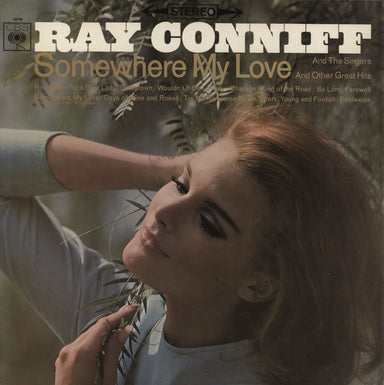 Ray Conniff Somewhere My Love UK vinyl LP album (LP record) SBPG62740