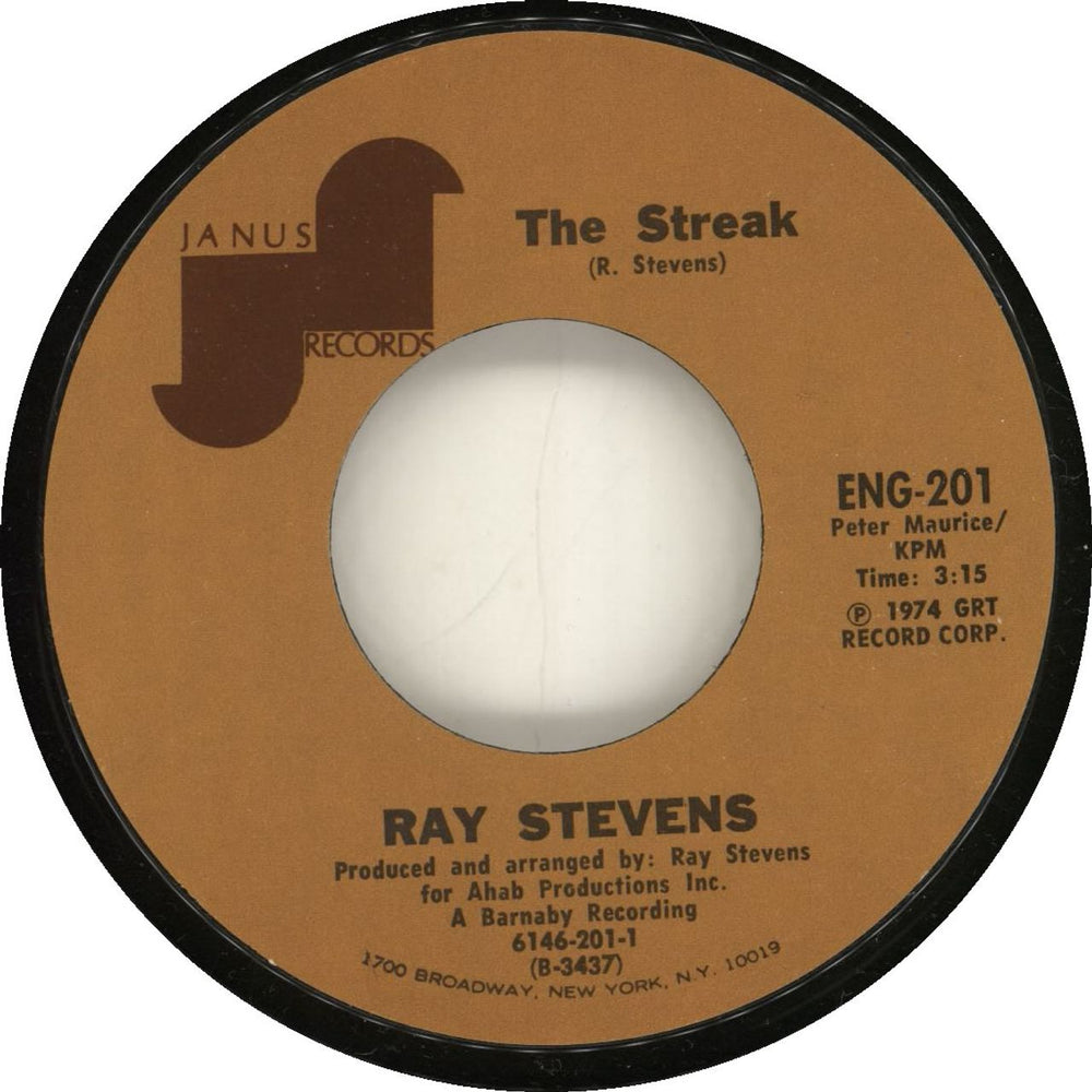 Ray Stevens The Streak US 7" vinyl single (7 inch record / 45) ENG-201