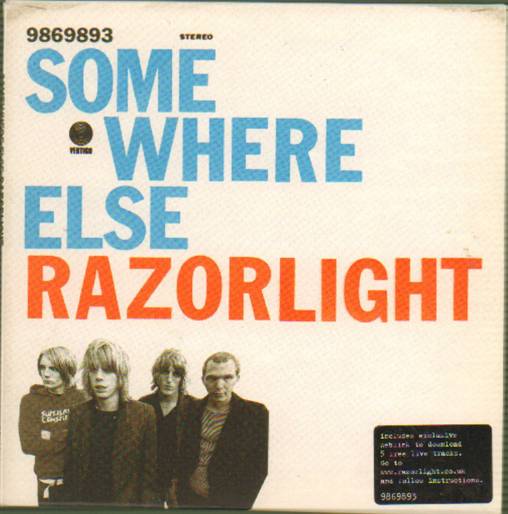 Razorlight Somewhere Else UK CD single (CD5 / 5") 9869893