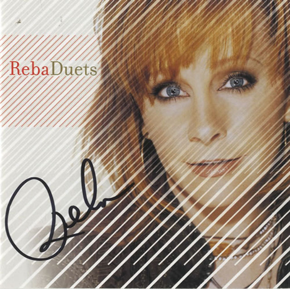 Reba McEntire Duets - Autographed US memorabilia SIGNED BOOKLET