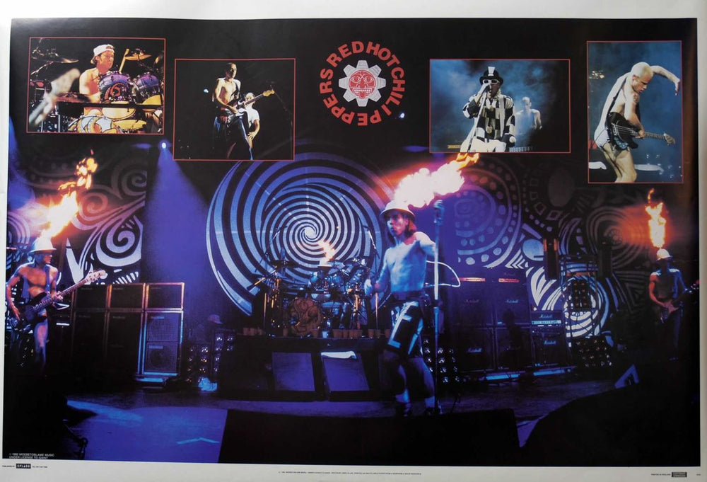 Red Hot Chili Peppers Red Hot Chili Peppers by Greg Allen UK poster 8208 -25 X 35