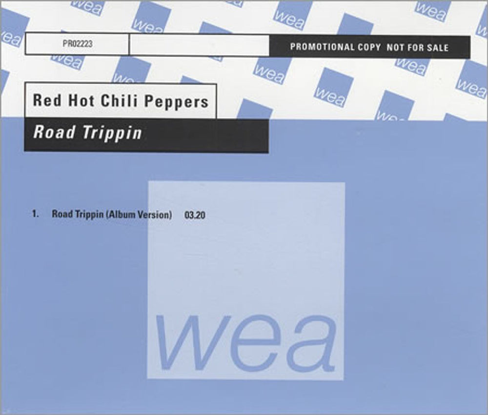 Red Hot Chili Peppers Road Trippin German Promo CD single (CD5 / 5") PRO2223