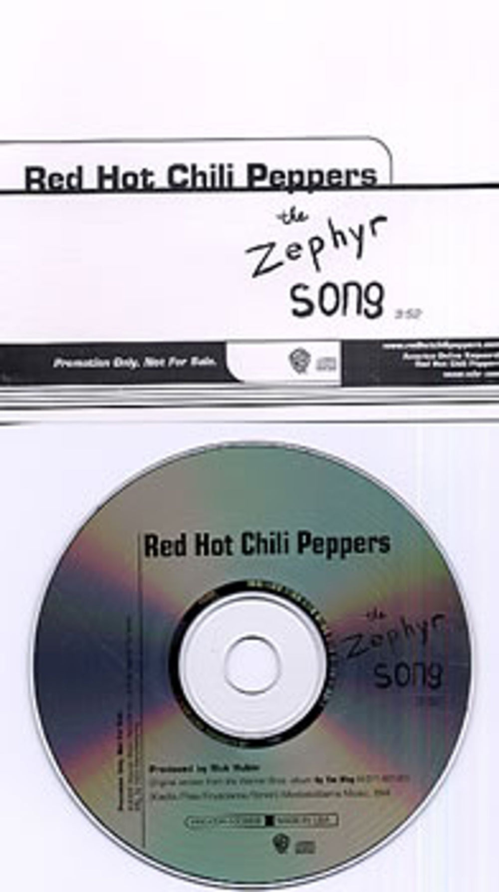 Red Hot Chili Peppers The Zephyr Song US Promo CD single (CD5 / 5") PRO-CDR-100968