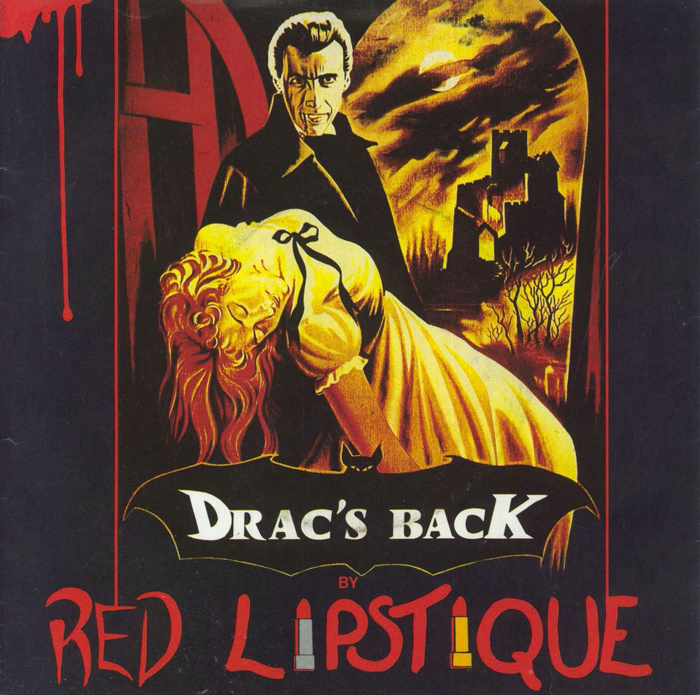 Red Lipstique Drac's Back UK 7" vinyl single (7 inch record / 45) MAG221