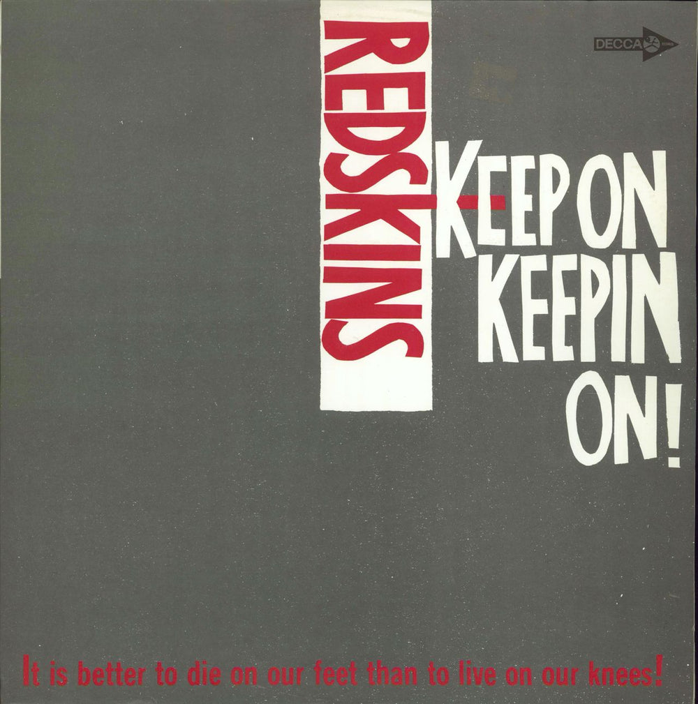 Redskins Keep On Keepin' On UK 12" vinyl single (12 inch record / Maxi-single) FX1