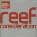 Reef Consideration - Red Vinyl UK 7" vinyl single (7 inch record / 45) 6643127