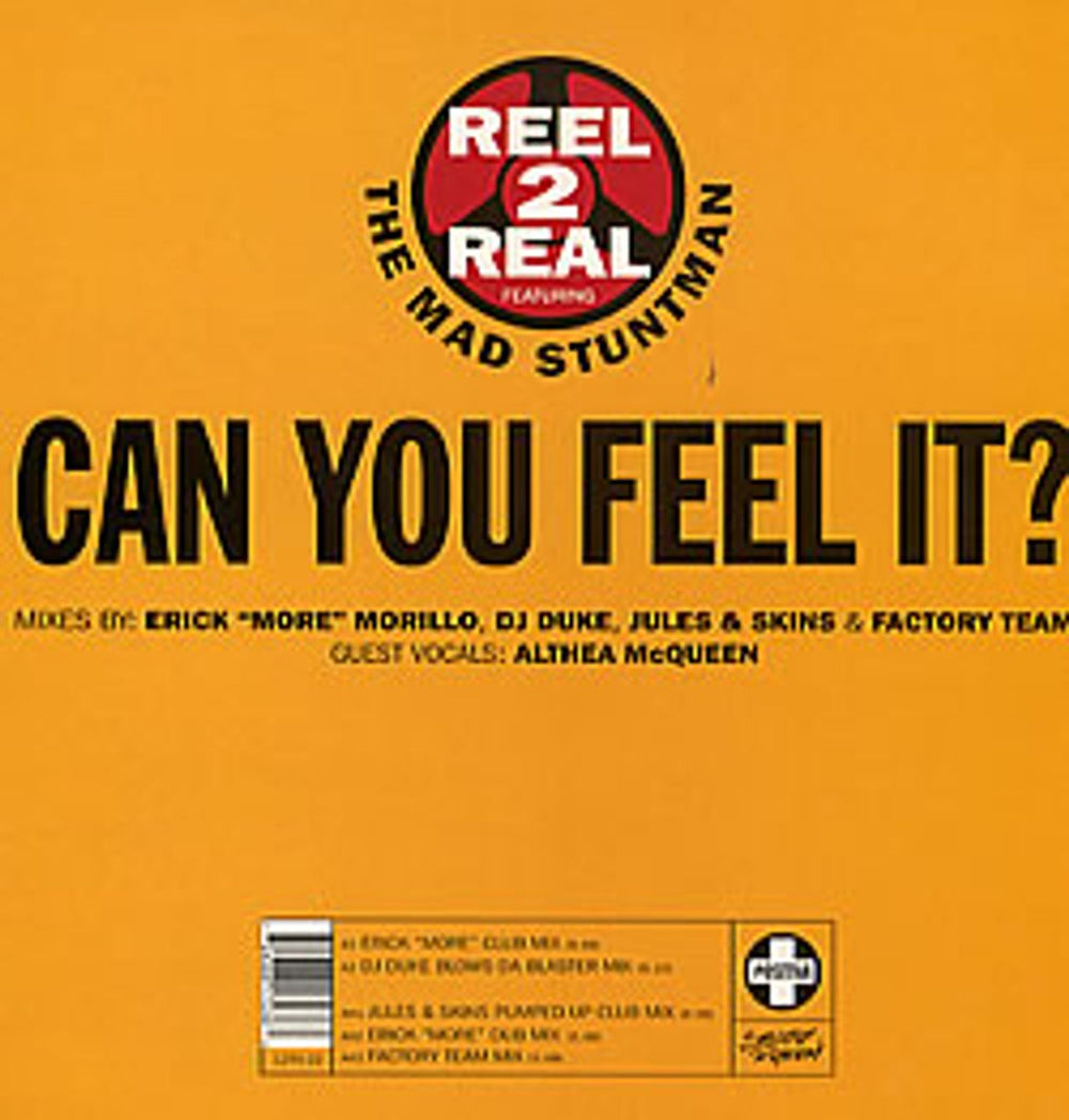 Reel 2 Real Can You Feel It? UK 12" vinyl single (12 inch record / Maxi-single) 12TIV-22