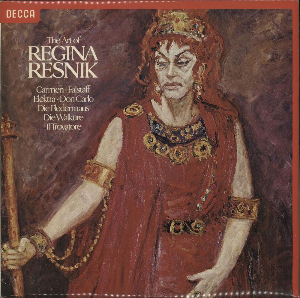 Regina Resnik The Art Of Regina Resnik UK vinyl LP album (LP record) SXL6805