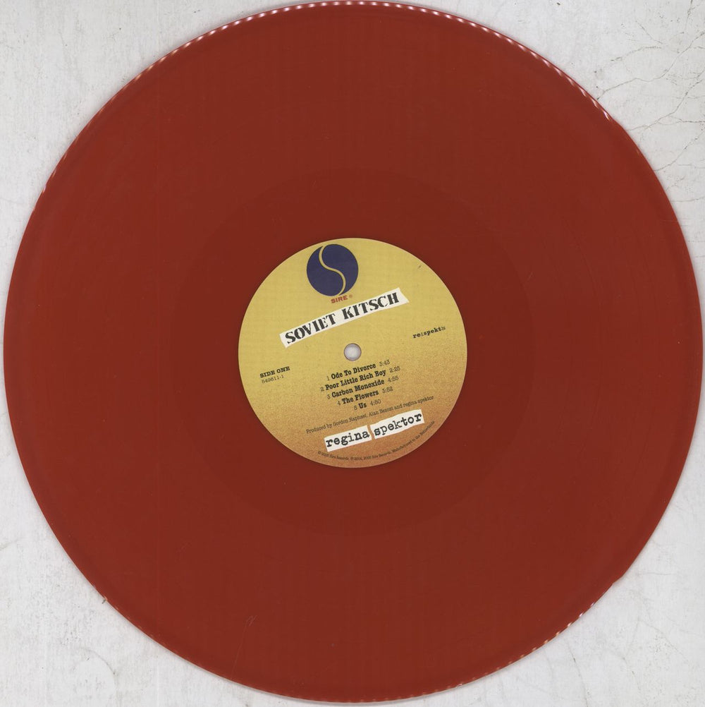 Regina Spektor Soviet Kitsch - RSD Red vinyl US vinyl LP album (LP record) RGKLPSO821466