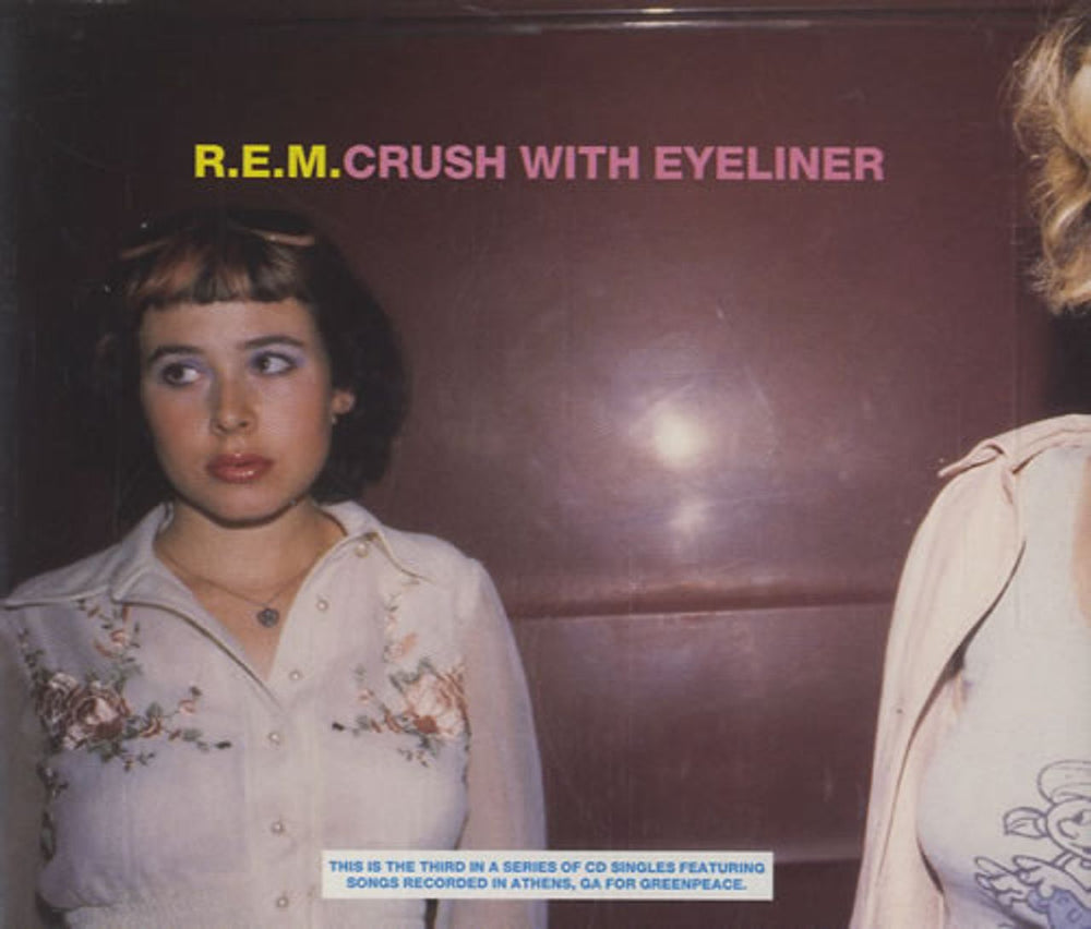 REM Crush With Eyeliner UK CD single (CD5 / 5") W0281CD