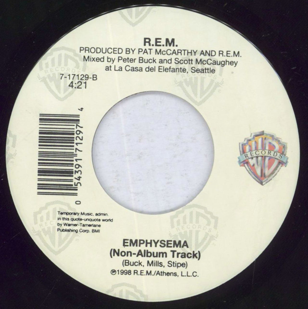 REM Daysleeper US 7" vinyl single (7 inch record / 45) 054391712974