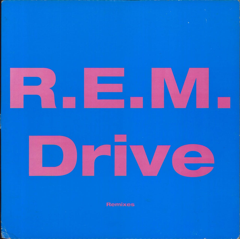 REM Drive - EX US Promo 12" vinyl single (12 inch record / Maxi-single) PROA5942