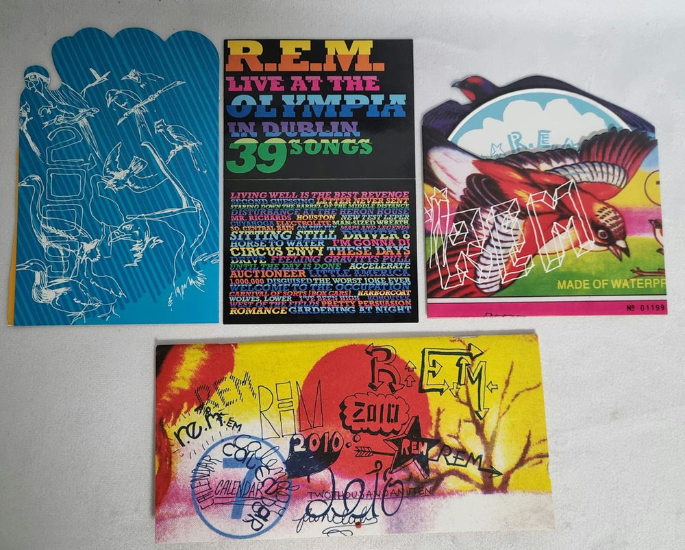 REM Fan Club Christmas Packs US memorabilia