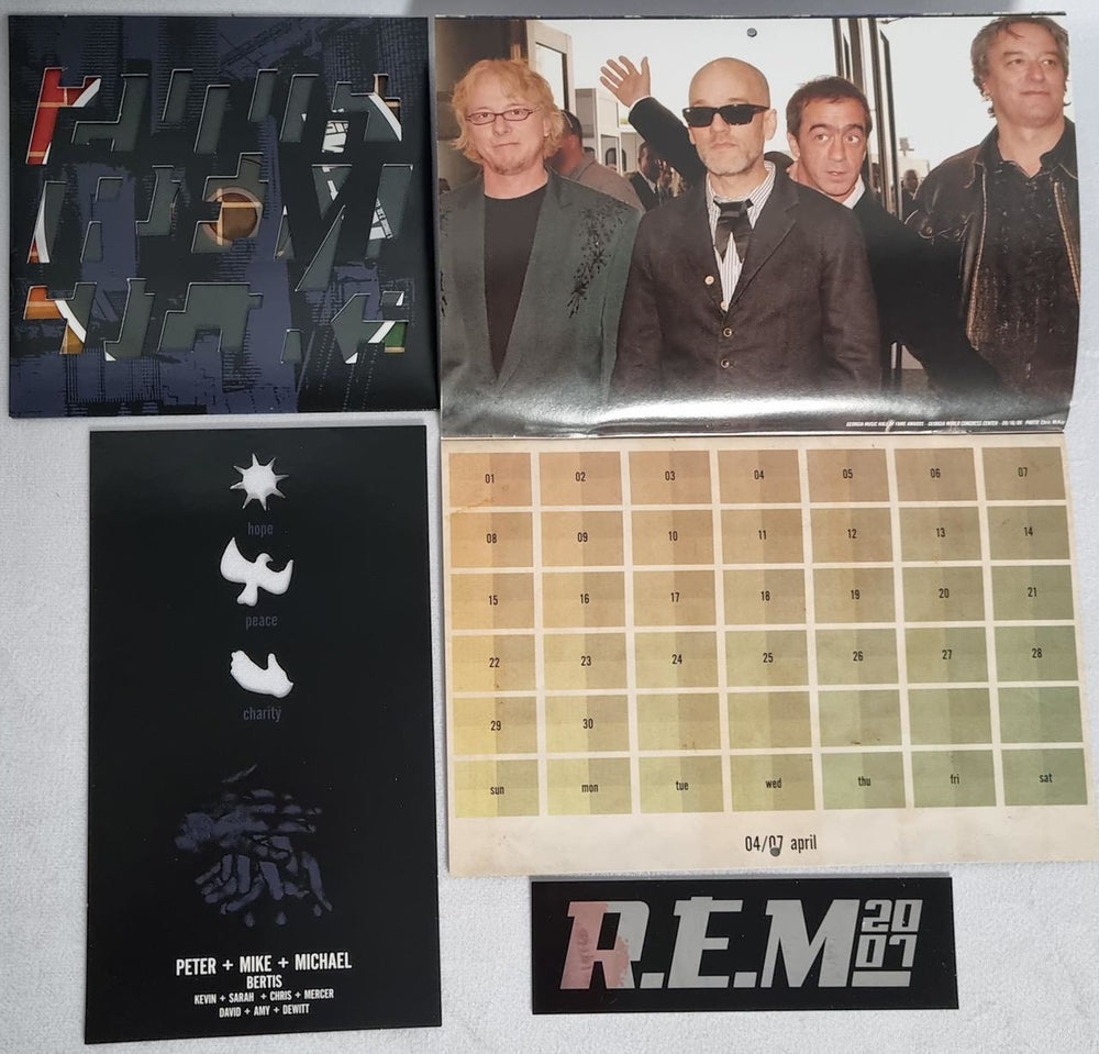 REM Fan Club Christmas Packs US memorabilia XMAS PACKS