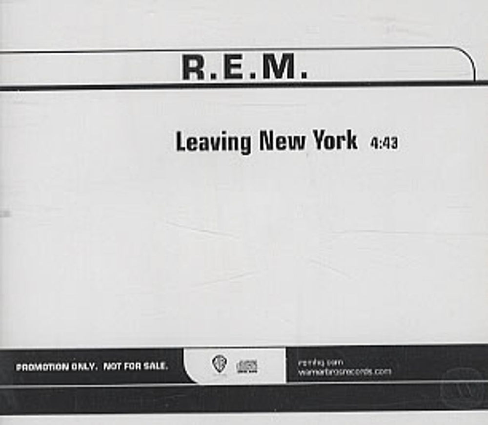 REM Leaving New York US Promo CD single (CD5 / 5") PRO-CDR-101396