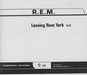 REM Leaving New York US Promo CD single (CD5 / 5") PRO-CDR-101396