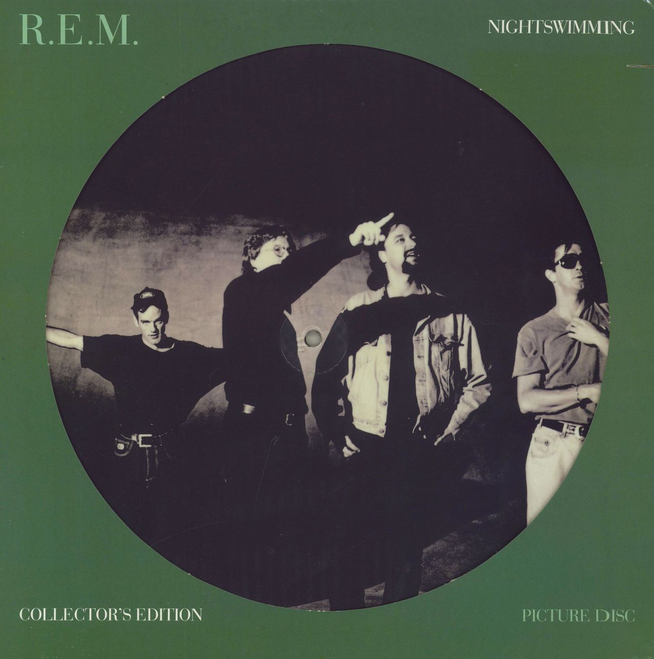 REM Nightswimming EX UK 12" picture disc —