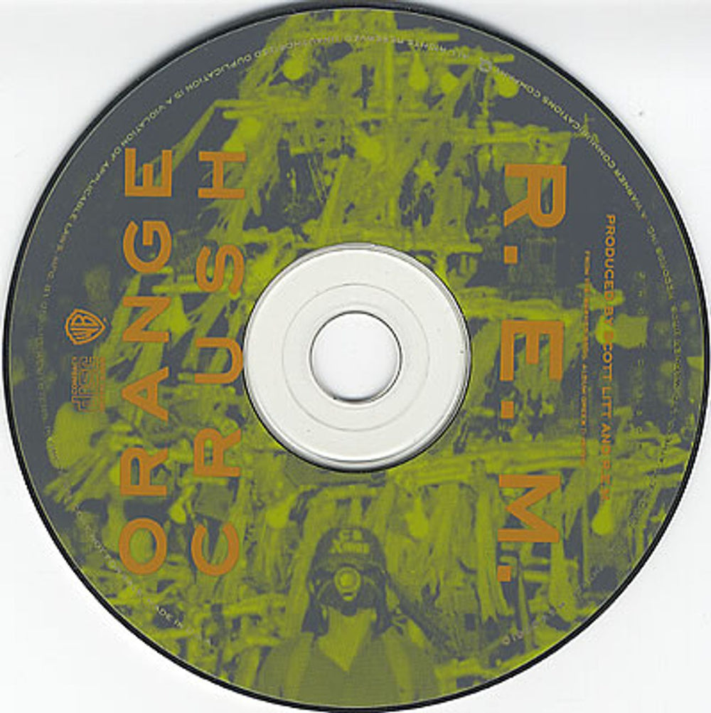 REM Orange Crush - Picture US Promo CD single (CD5 / 5") PRO-CD-3306