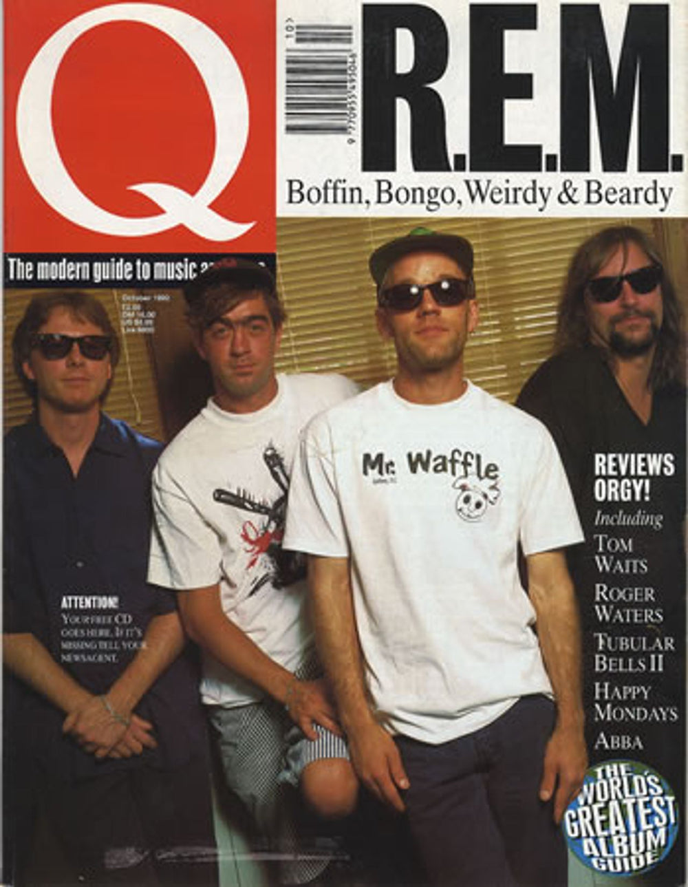 REM Q Magazine UK magazine OCTOBER 1992