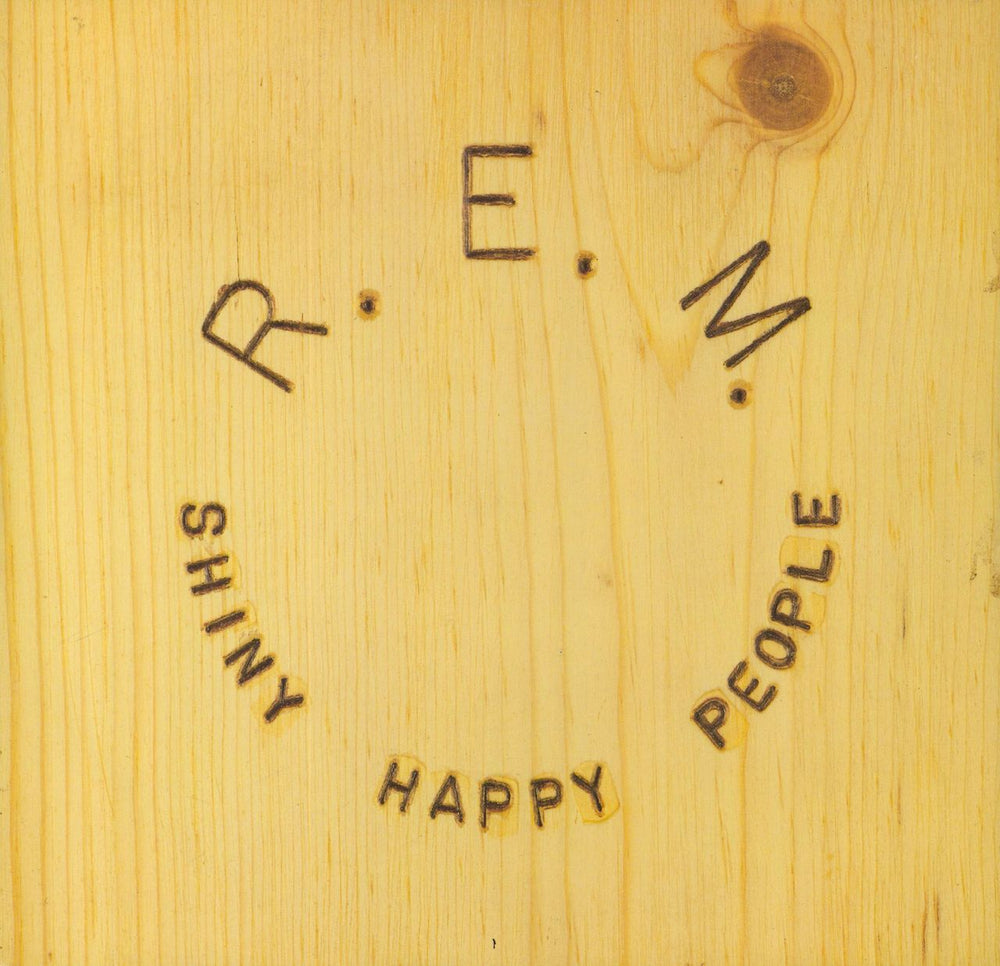 REM Shiny Happy People UK 12" vinyl single (12 inch record / Maxi-single) W0027T