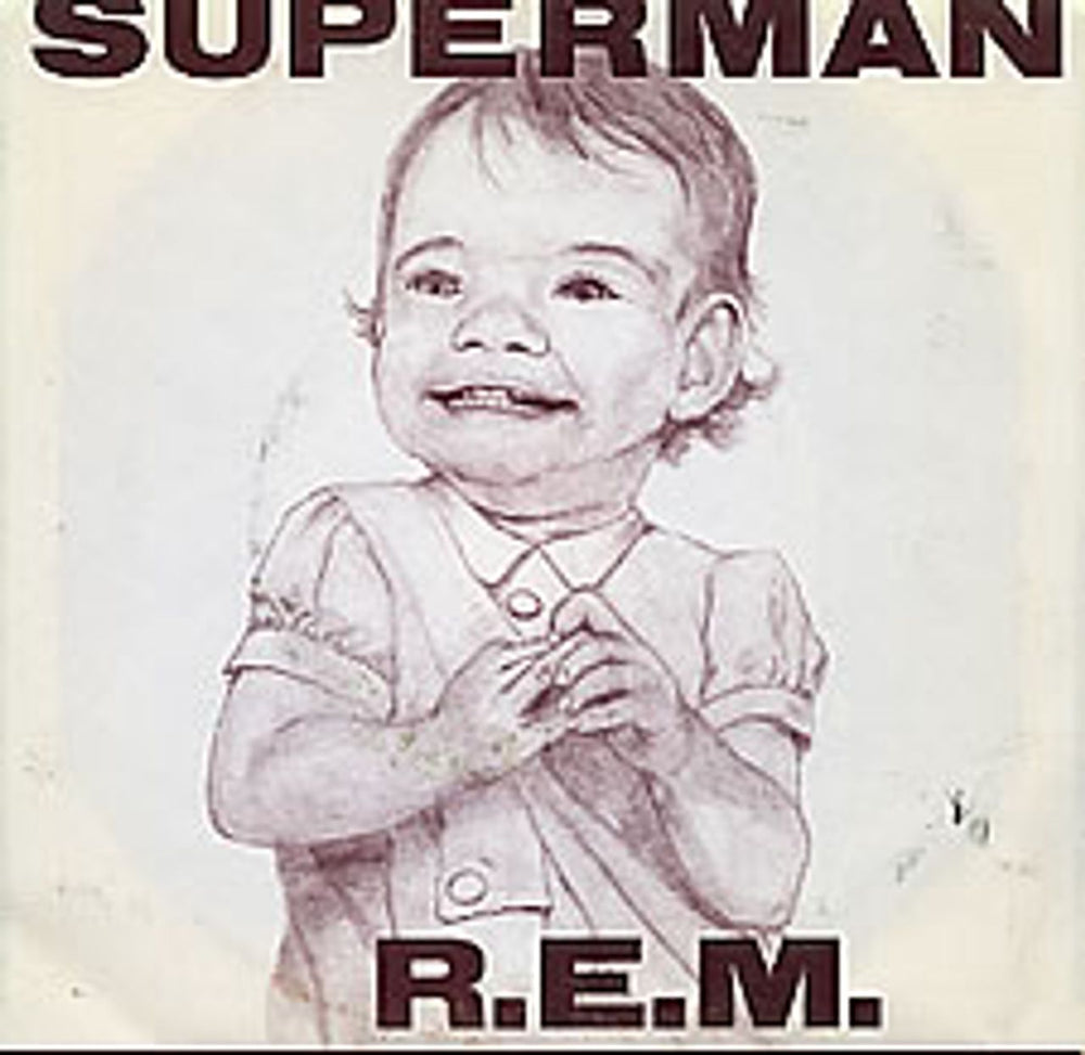 REM Superman US 7" vinyl single (7 inch record / 45) 52971